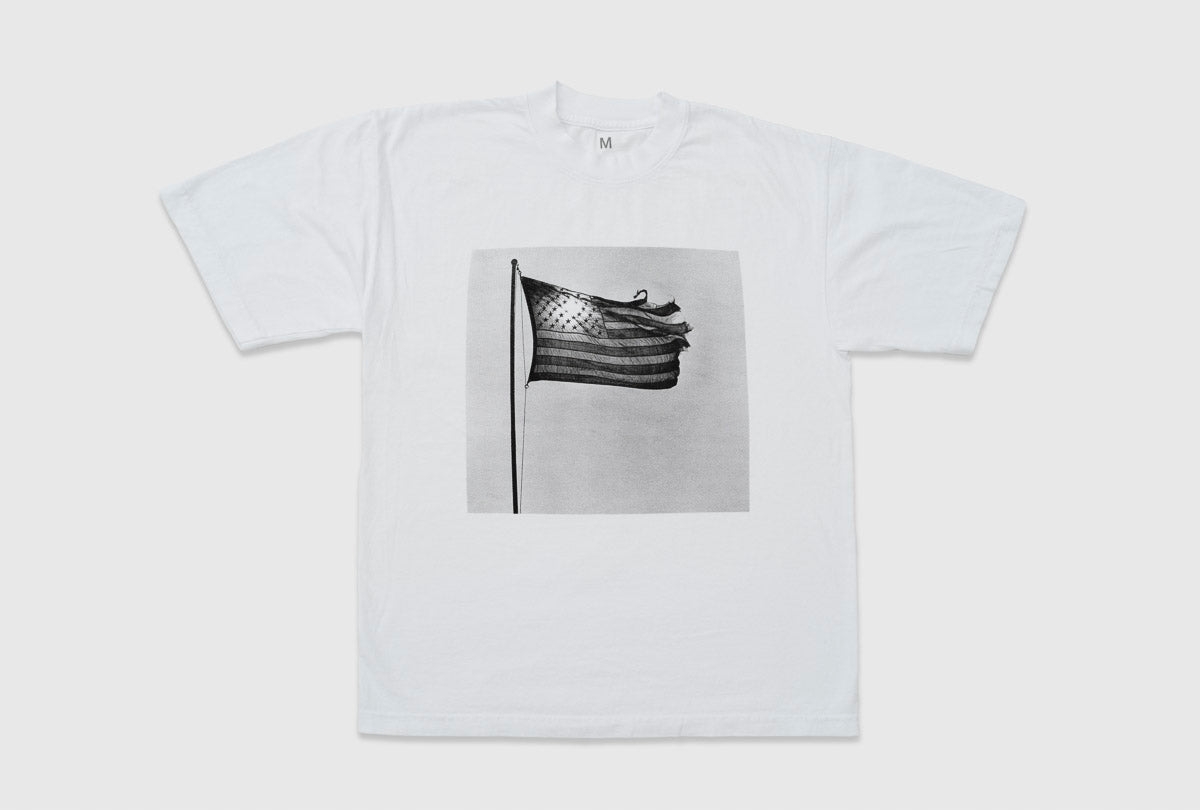 "American Flag" T-Shirt – White
