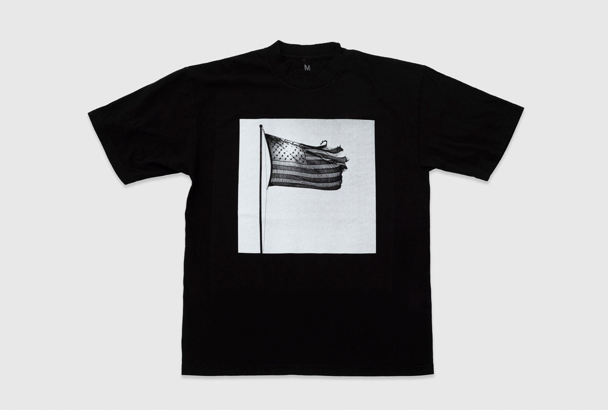 "American Flag" T-Shirt – Black